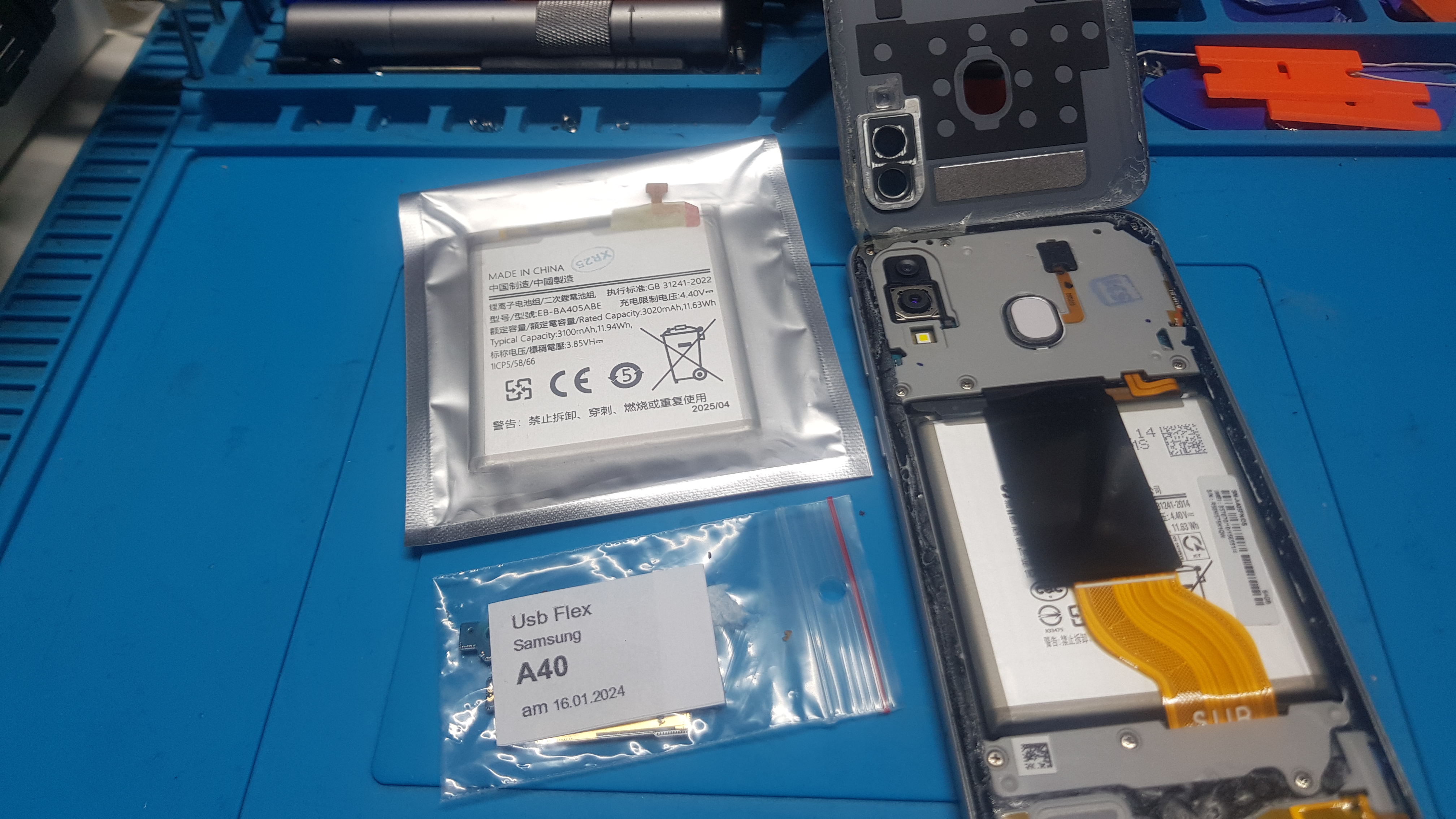 Reparaturarbeit Bitex 16 - Update 87%